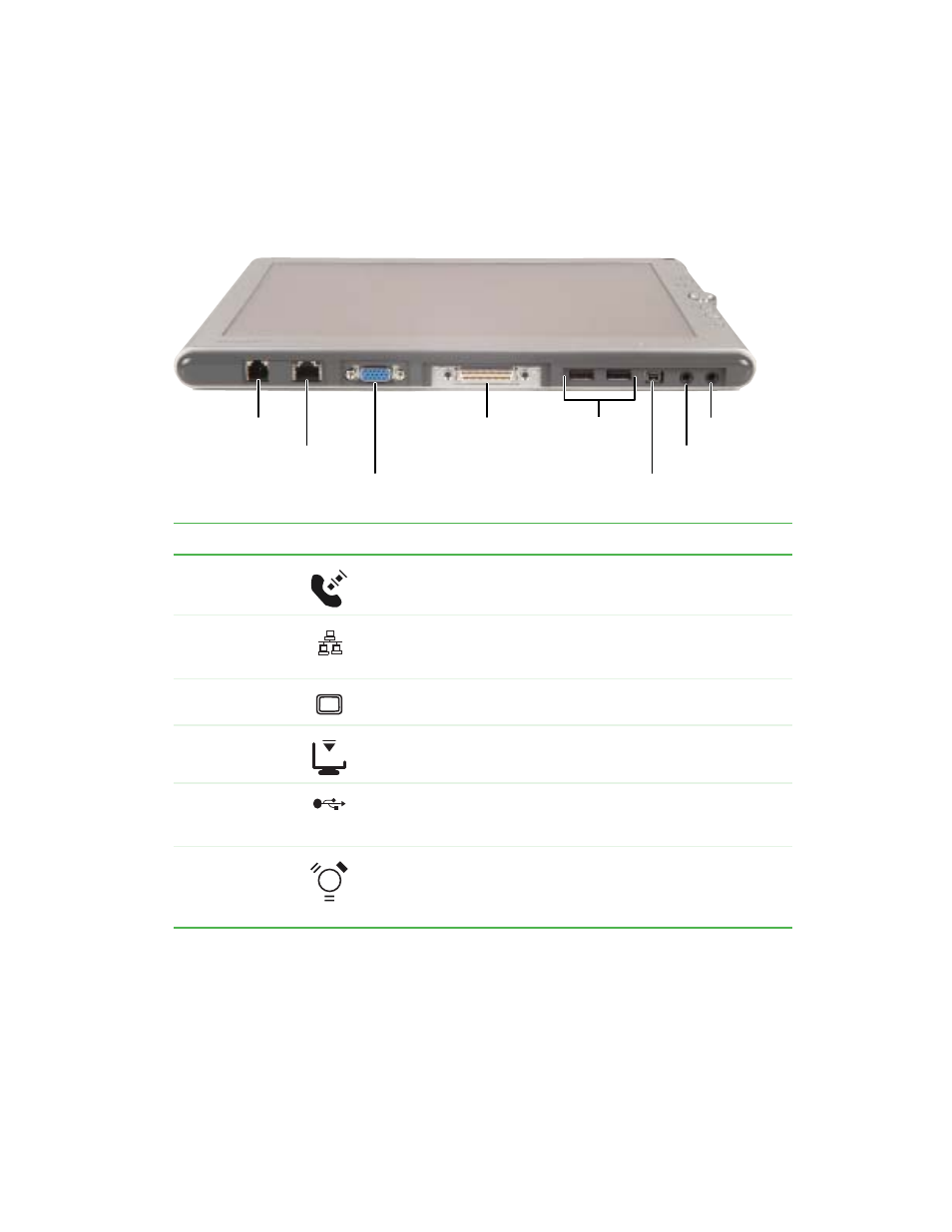 Ports side | Gateway Tablet PC User Manual | Page 17 / 304