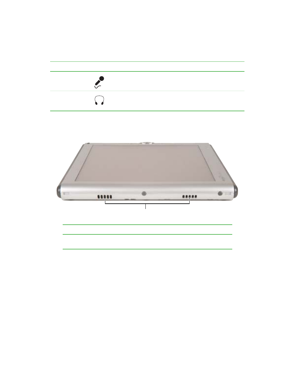 Speakers side | Gateway Tablet PC User Manual | Page 18 / 304