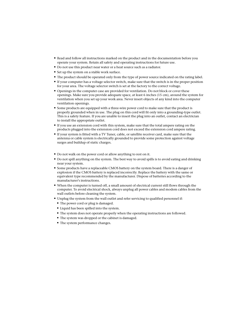 Setting up your system, Care during use | Gateway M500 User Manual | Page 102 / 119