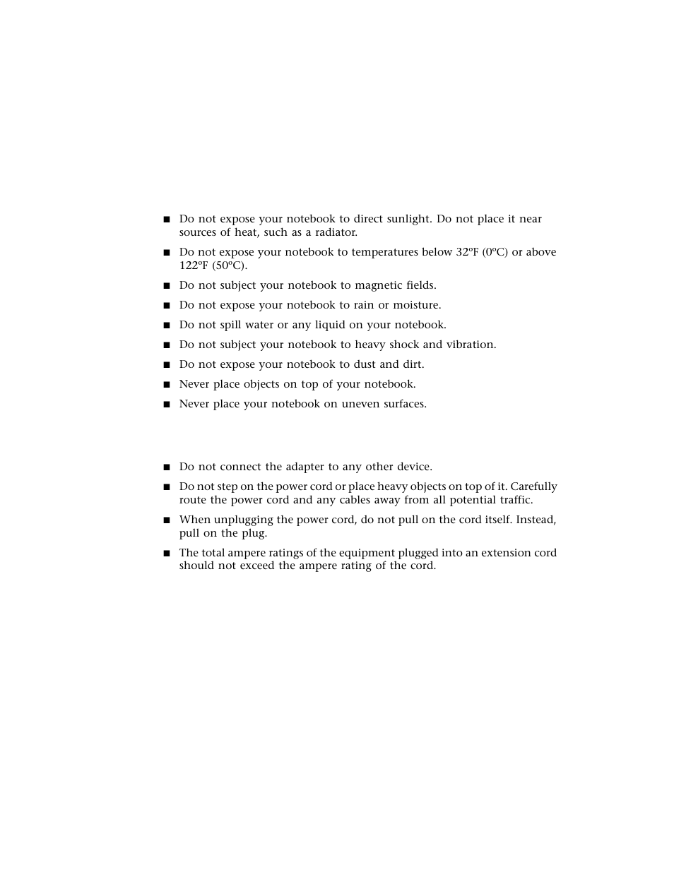 Care and maintenance, Taking care of your notebook, Taking care of your ac adapter | Gateway M500 User Manual | Page 11 / 119