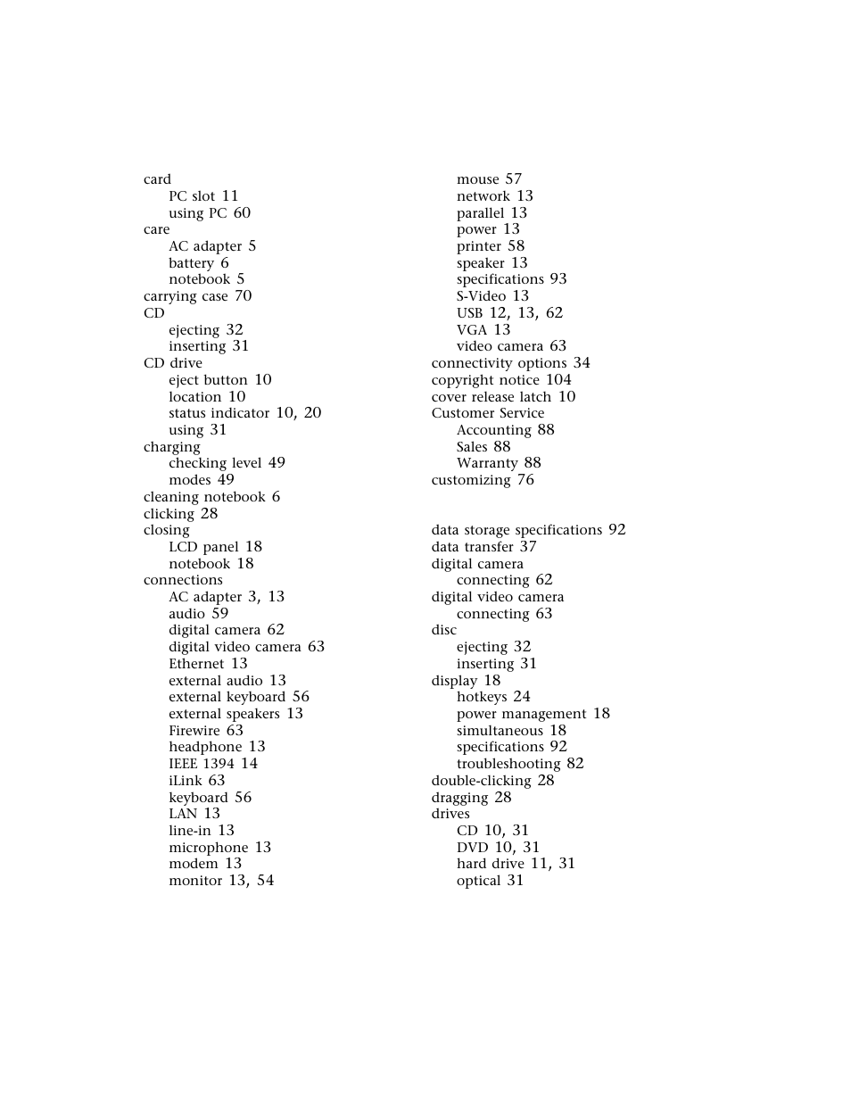 Gateway M500 User Manual | Page 112 / 119