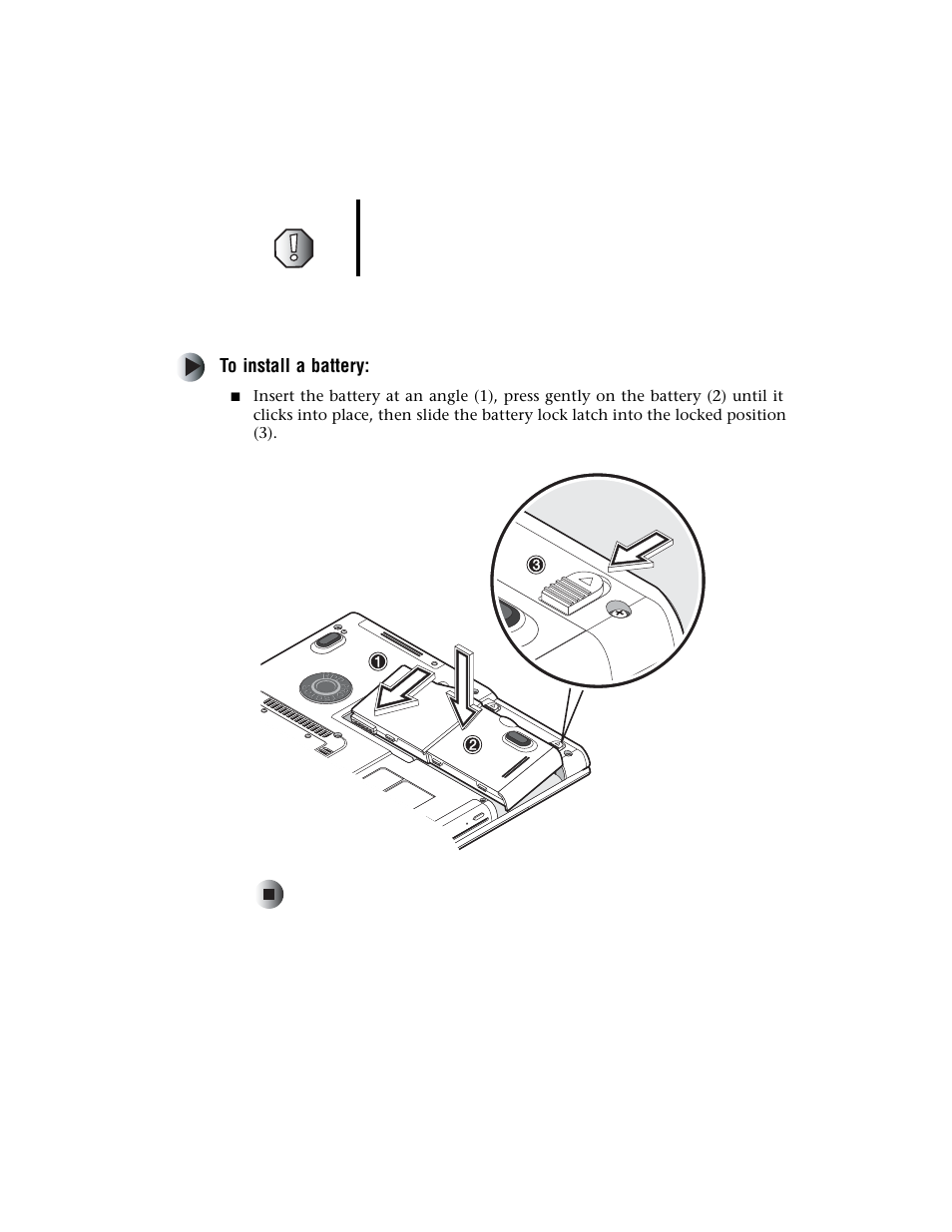 Installing the battery | Gateway M500 User Manual | Page 53 / 119