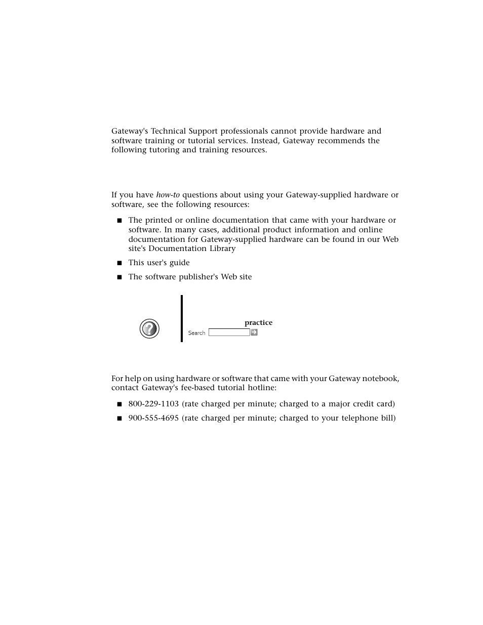 Tutoring and training, Self-help, Tutoring | Self-help tutoring | Gateway M500 User Manual | Page 95 / 119