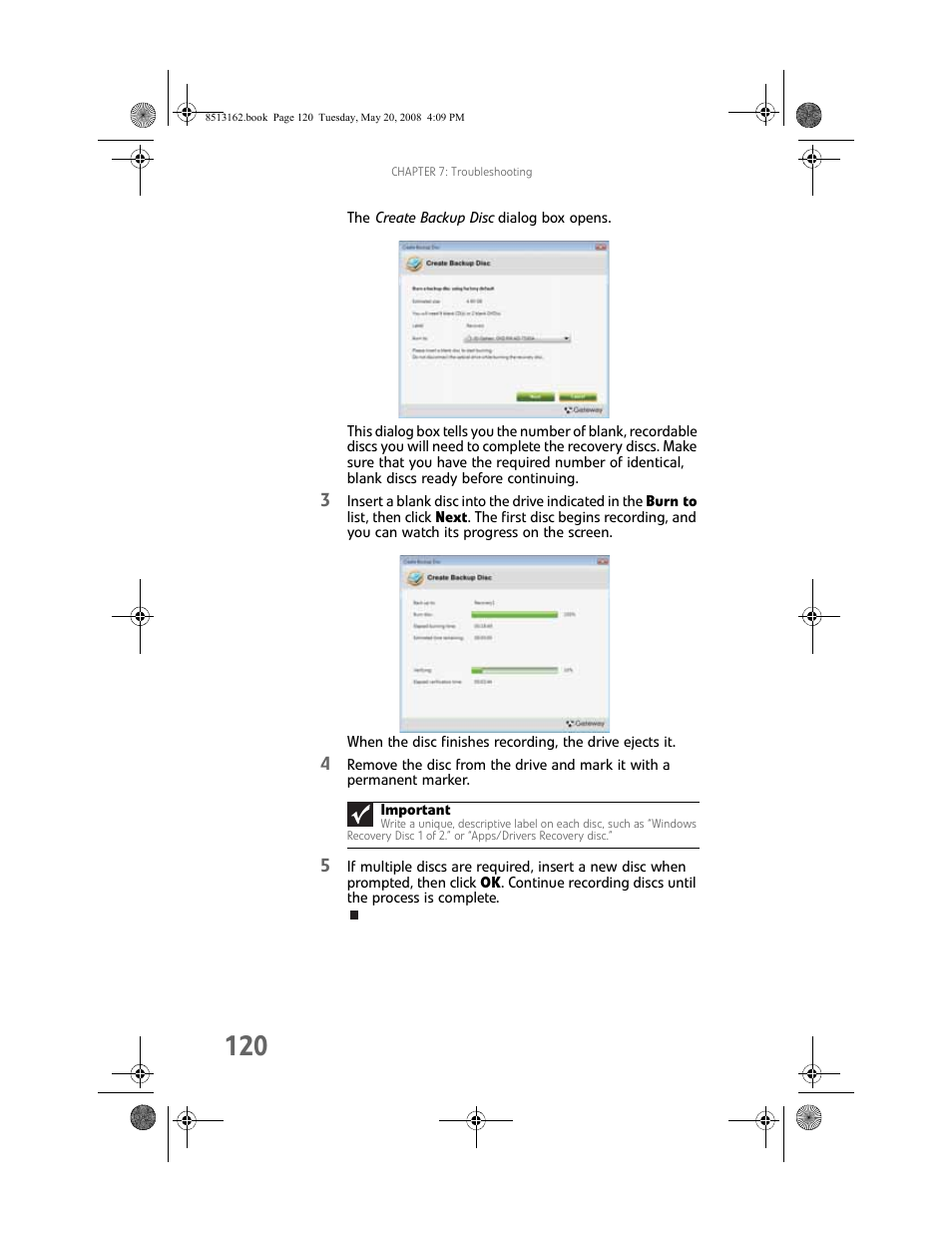 Gateway FX542X User Manual | Page 126 / 154