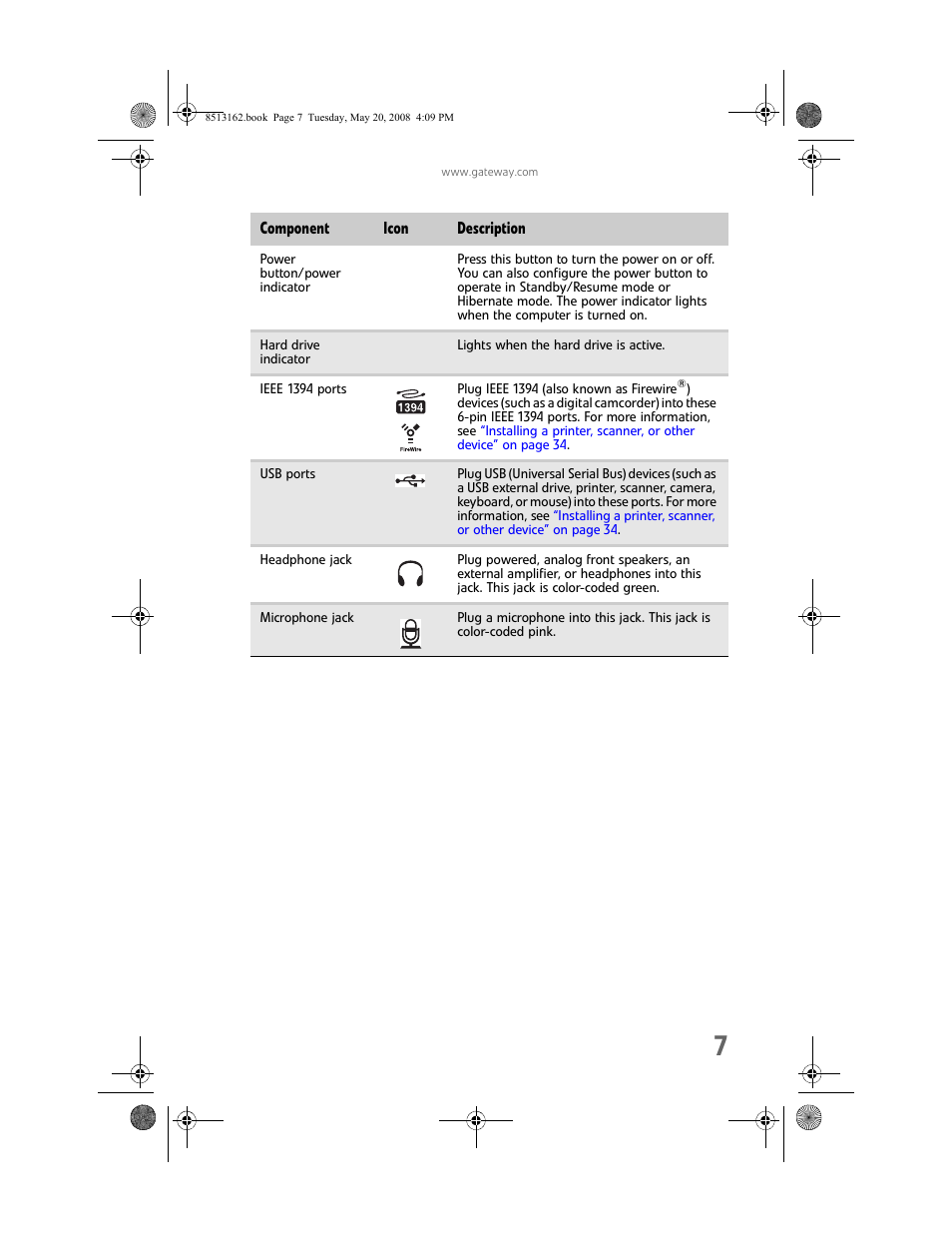 Gateway FX542X User Manual | Page 13 / 154
