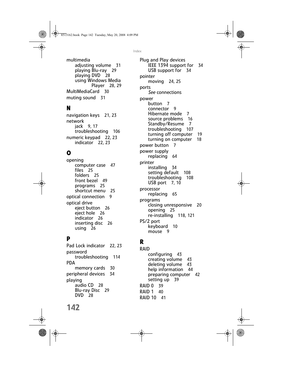 Gateway FX542X User Manual | Page 148 / 154