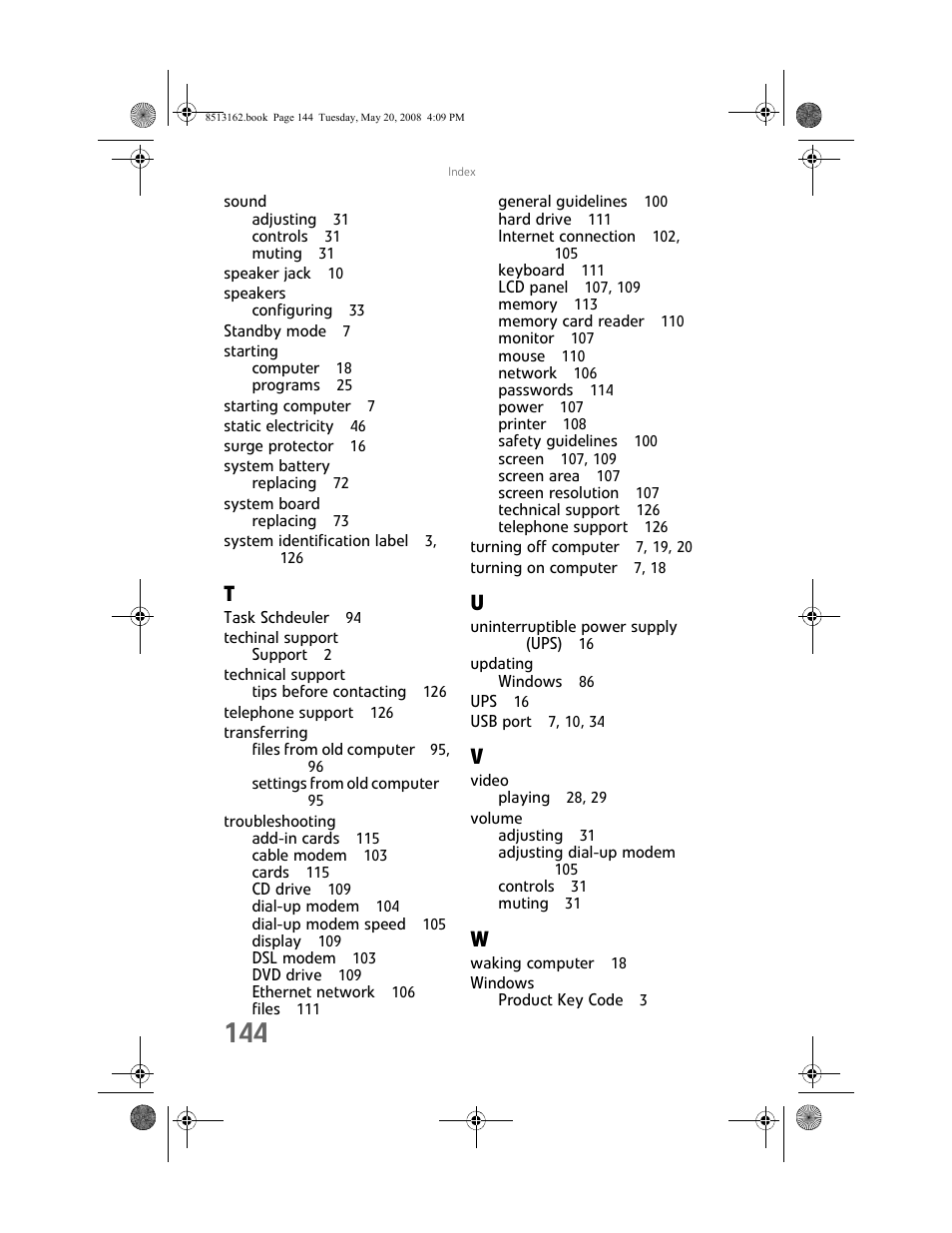 Gateway FX542X User Manual | Page 150 / 154