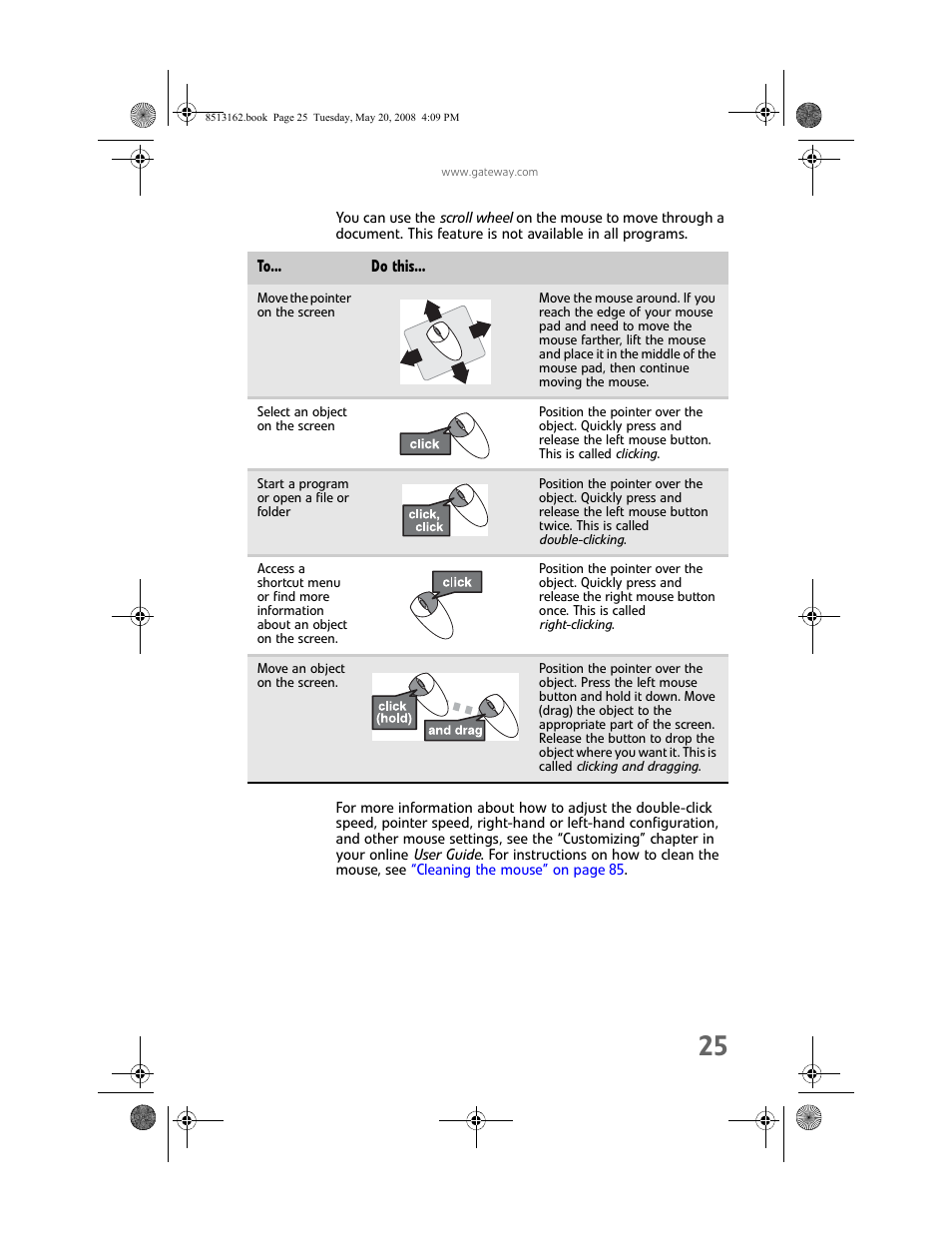 Gateway FX542X User Manual | Page 31 / 154