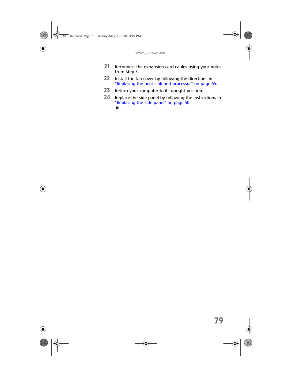 Gateway FX542X User Manual | Page 85 / 154