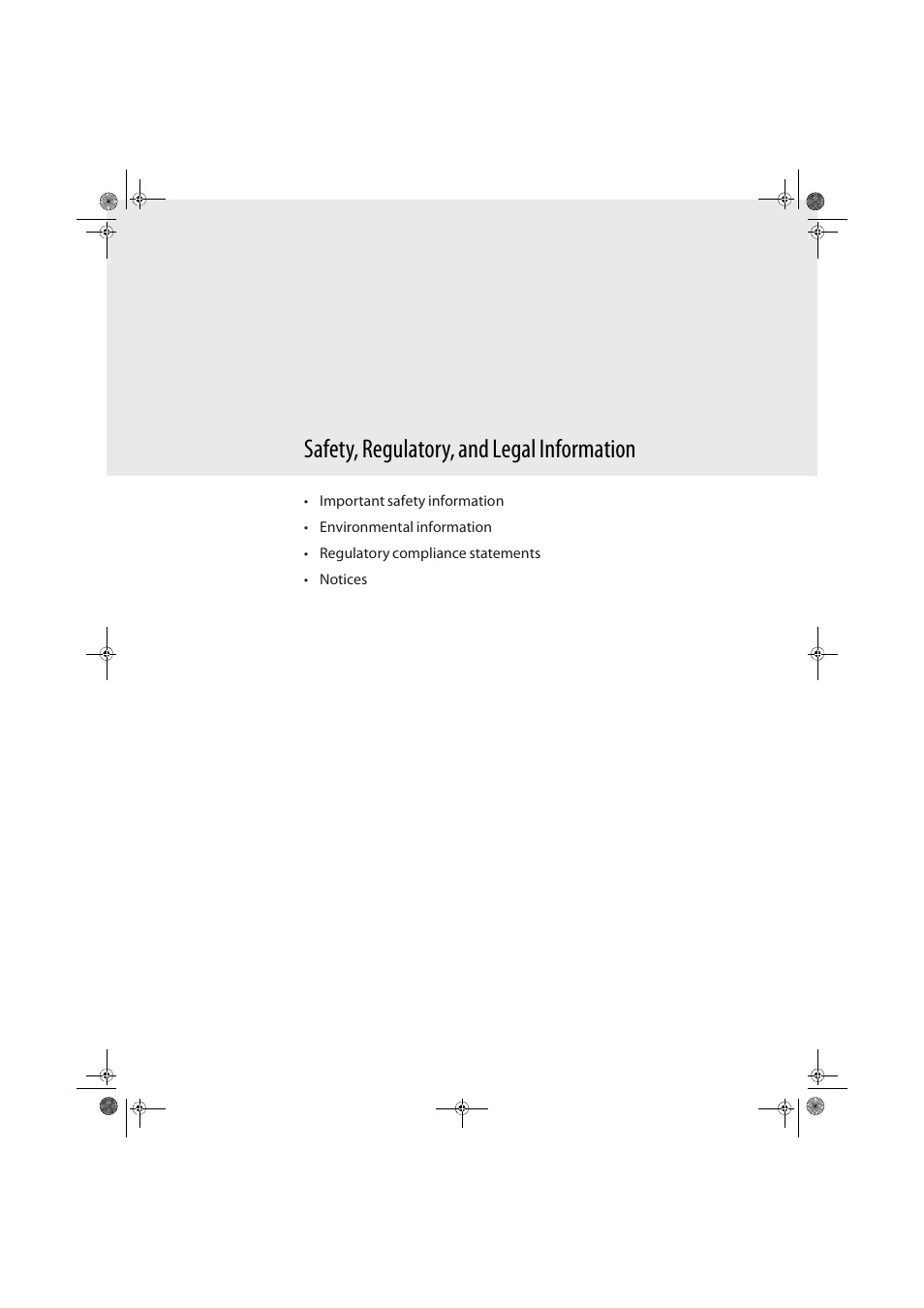 Safety, regulatory, and legal information | Gateway FPD1985 User Manual | Page 27 / 34
