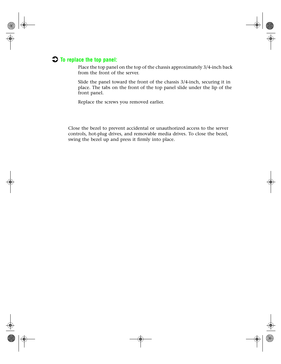 Closing the bezel | Gateway 7250R User Manual | Page 28 / 135