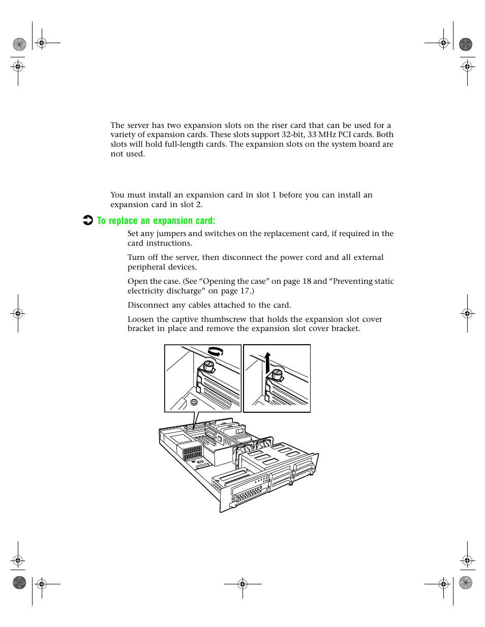Expansion cards, Replacing an expansion card | Gateway 7250R User Manual | Page 53 / 135