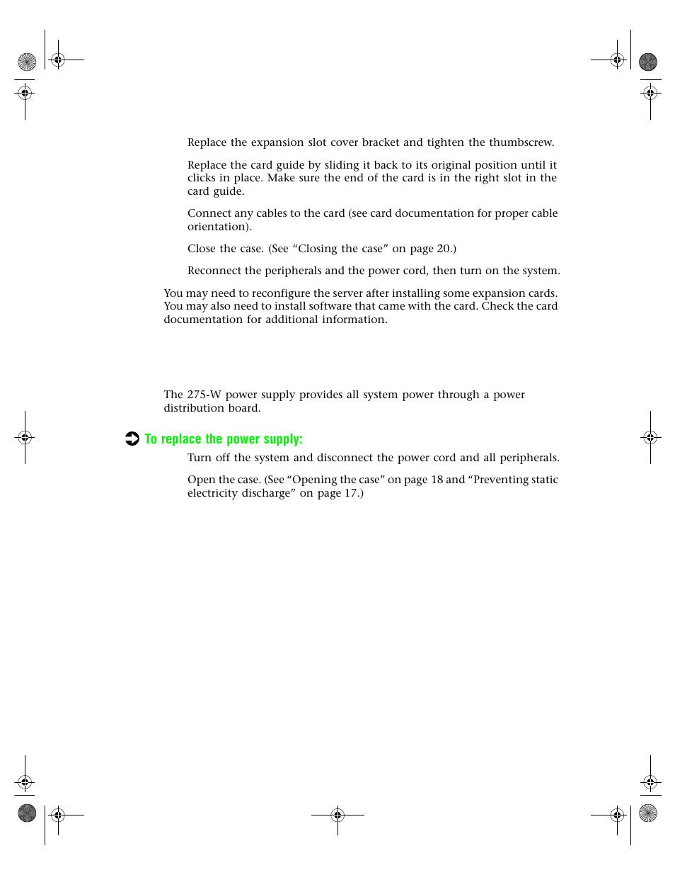 Replacing the power supply | Gateway 7250R User Manual | Page 58 / 135