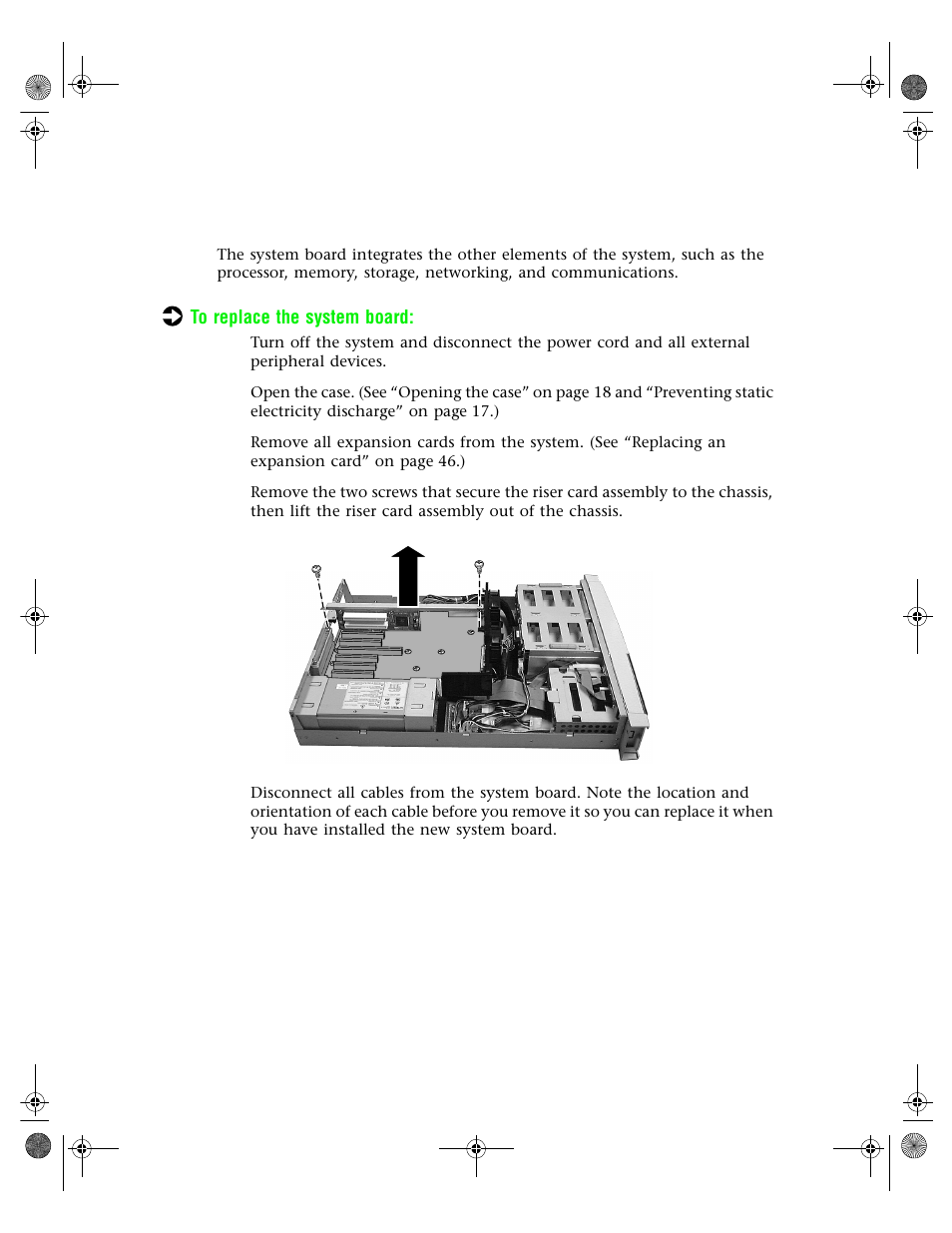 Replacing the system board | Gateway 7250R User Manual | Page 67 / 135