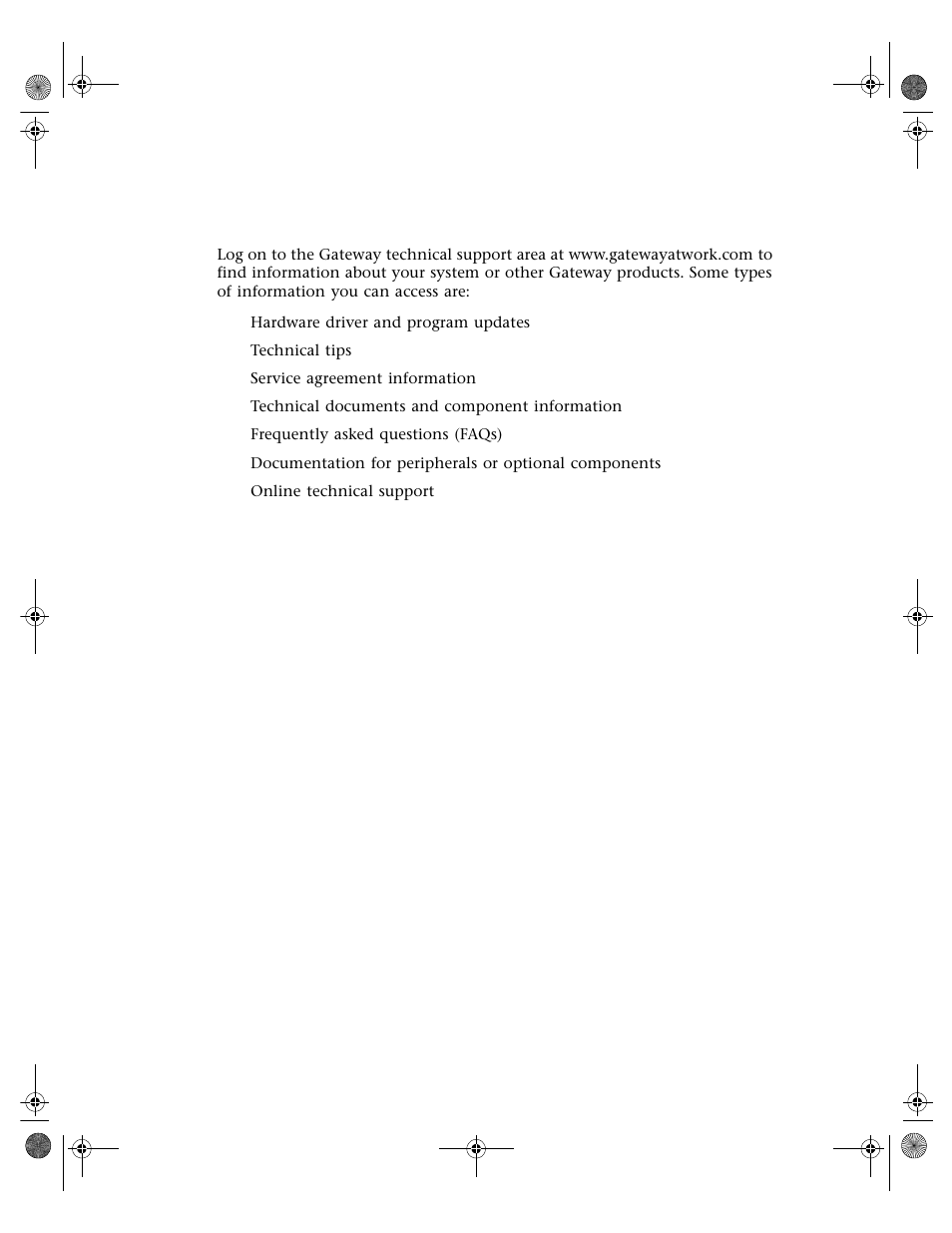 Getting additional information | Gateway 7250R User Manual | Page 7 / 135