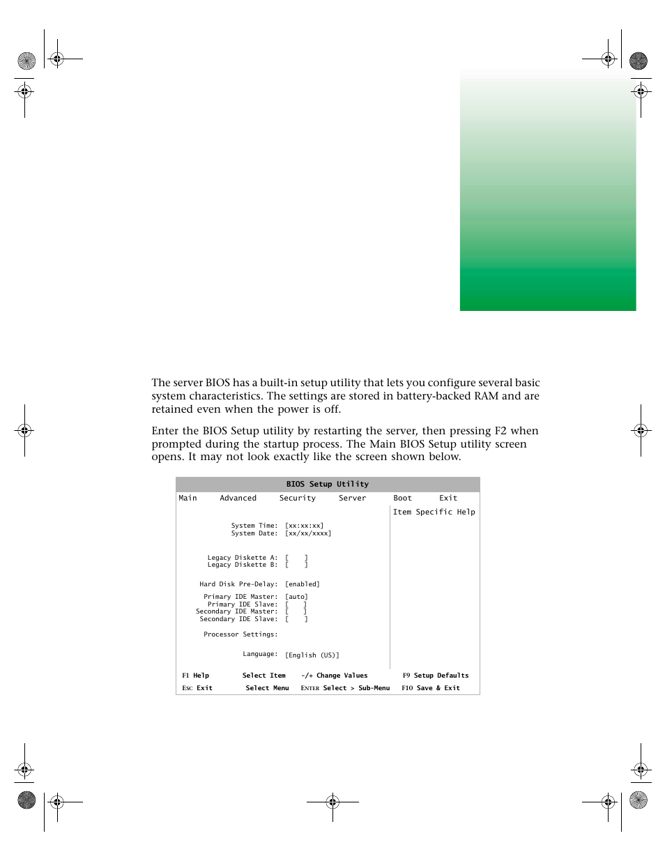 Using the bios setup utility, About the bios setup utility | Gateway 7250R User Manual | Page 72 / 135