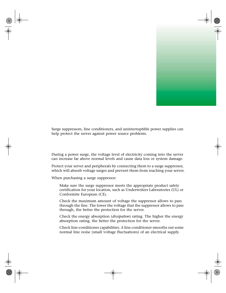 Managing the server, Avoiding power source problems, Surge suppressors | Gateway 7250R User Manual | Page 82 / 135