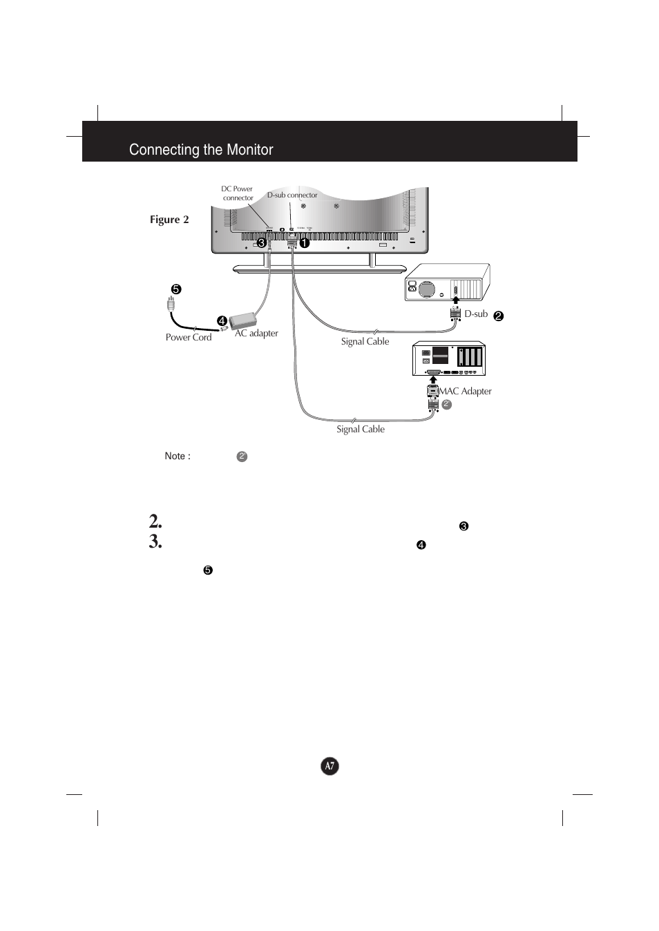 Connecting the monitor | Gateway FPD2200 User Manual | Page 9 / 18