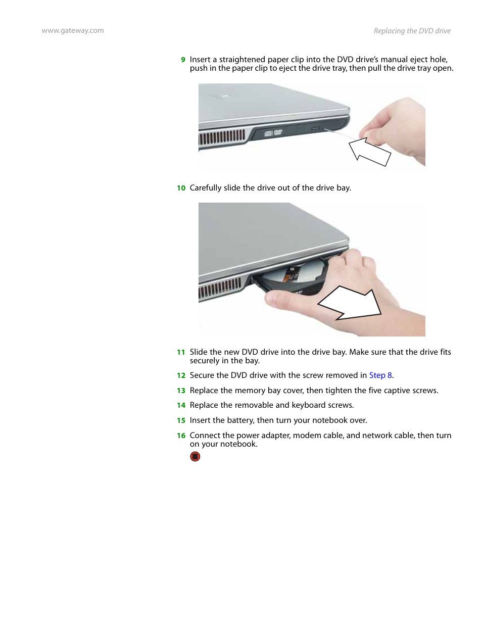 Gateway and 6000 Series User Manual | Page 41 / 66