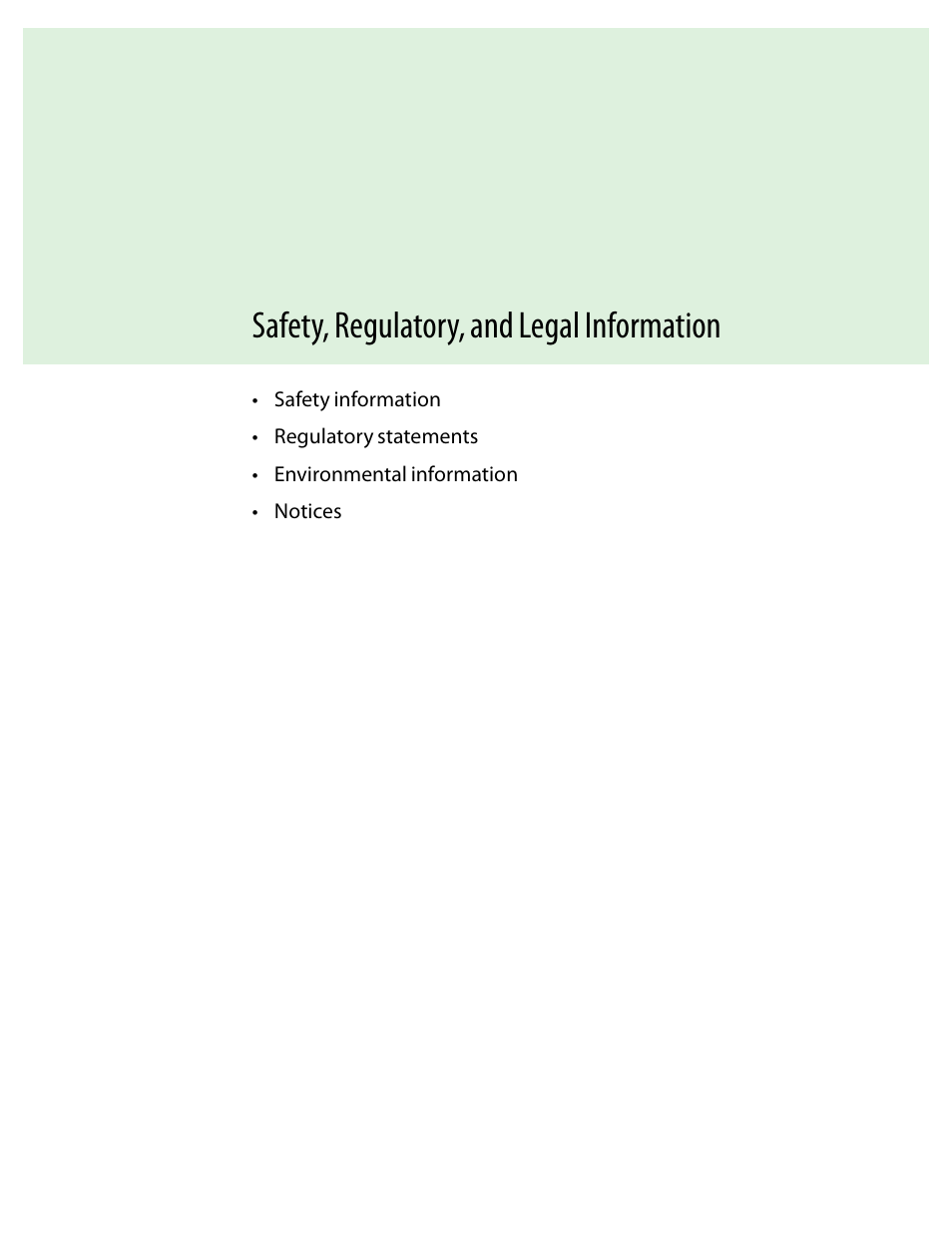 Safety, regulatory, and legal information, Appendix a | Gateway and 6000 Series User Manual | Page 49 / 66