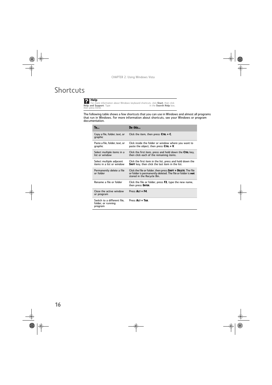 Shortcuts, Shortcuts” on | Gateway DX430X User Manual | Page 22 / 96