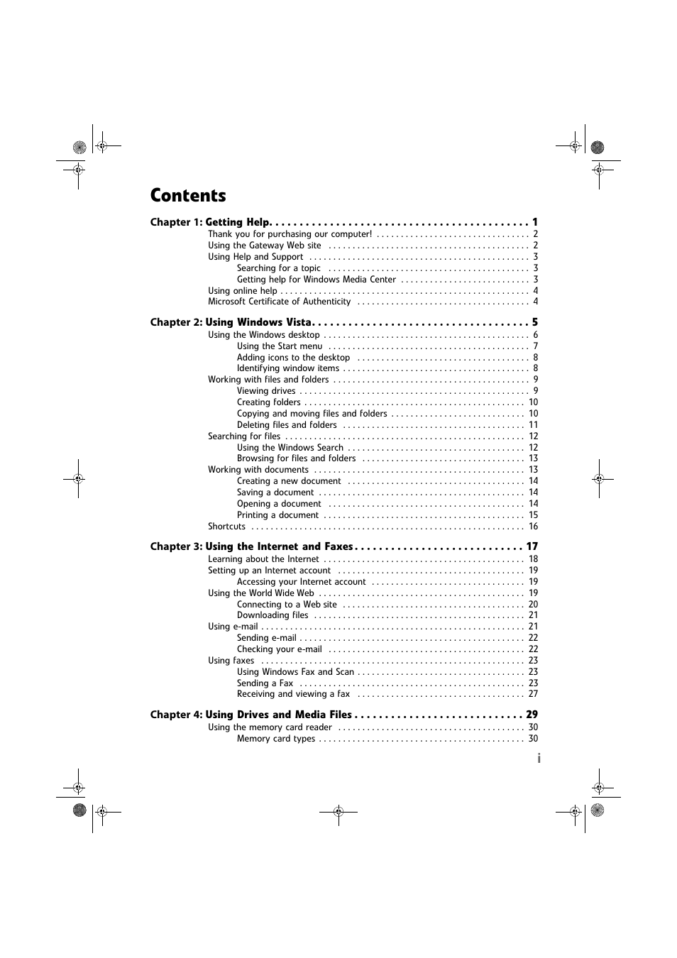 Gateway DX430X User Manual | Page 3 / 96