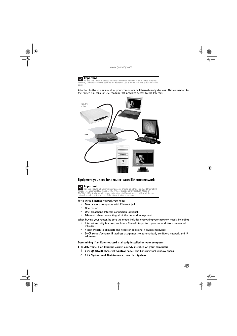 Gateway DX430X User Manual | Page 55 / 96