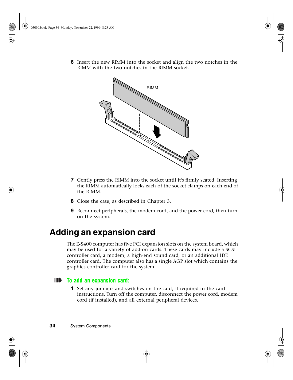 Adding an expansion card | Gateway E-5400 User Manual | Page 41 / 130