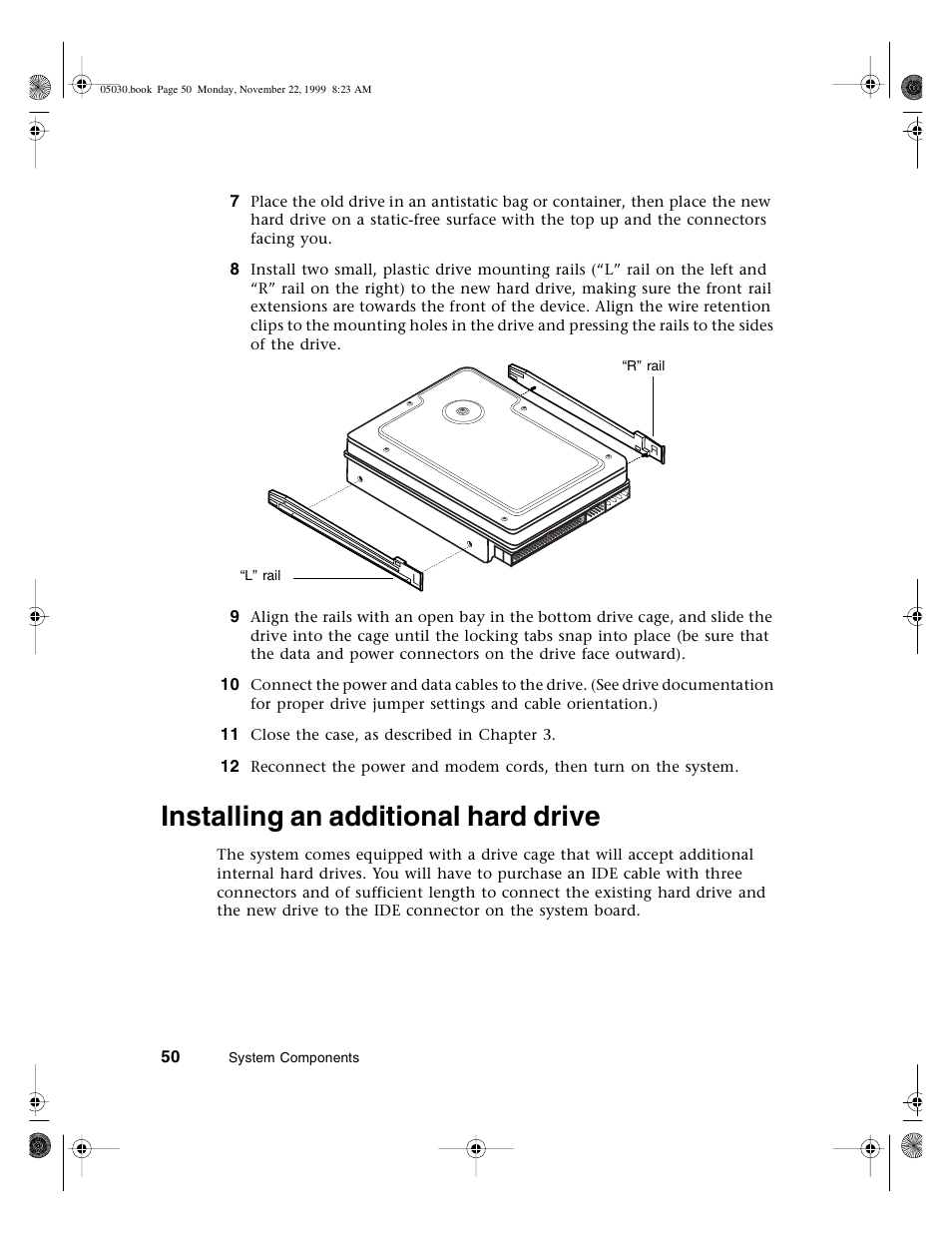 Installing an additional hard drive | Gateway E-5400 User Manual | Page 57 / 130