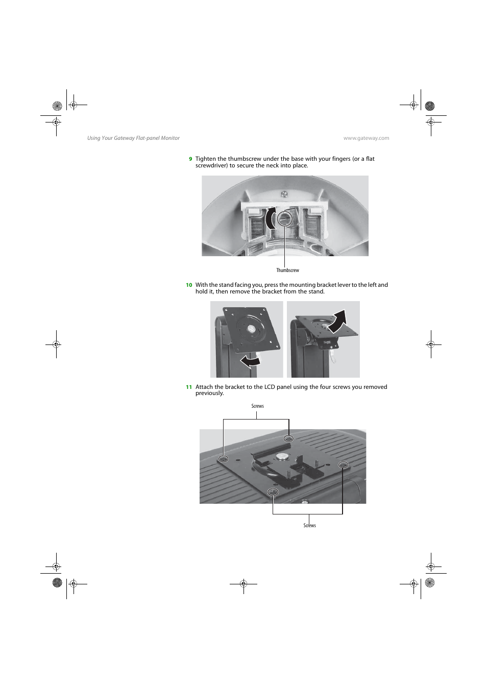 Gateway FPD1775W User Manual | Page 10 / 38
