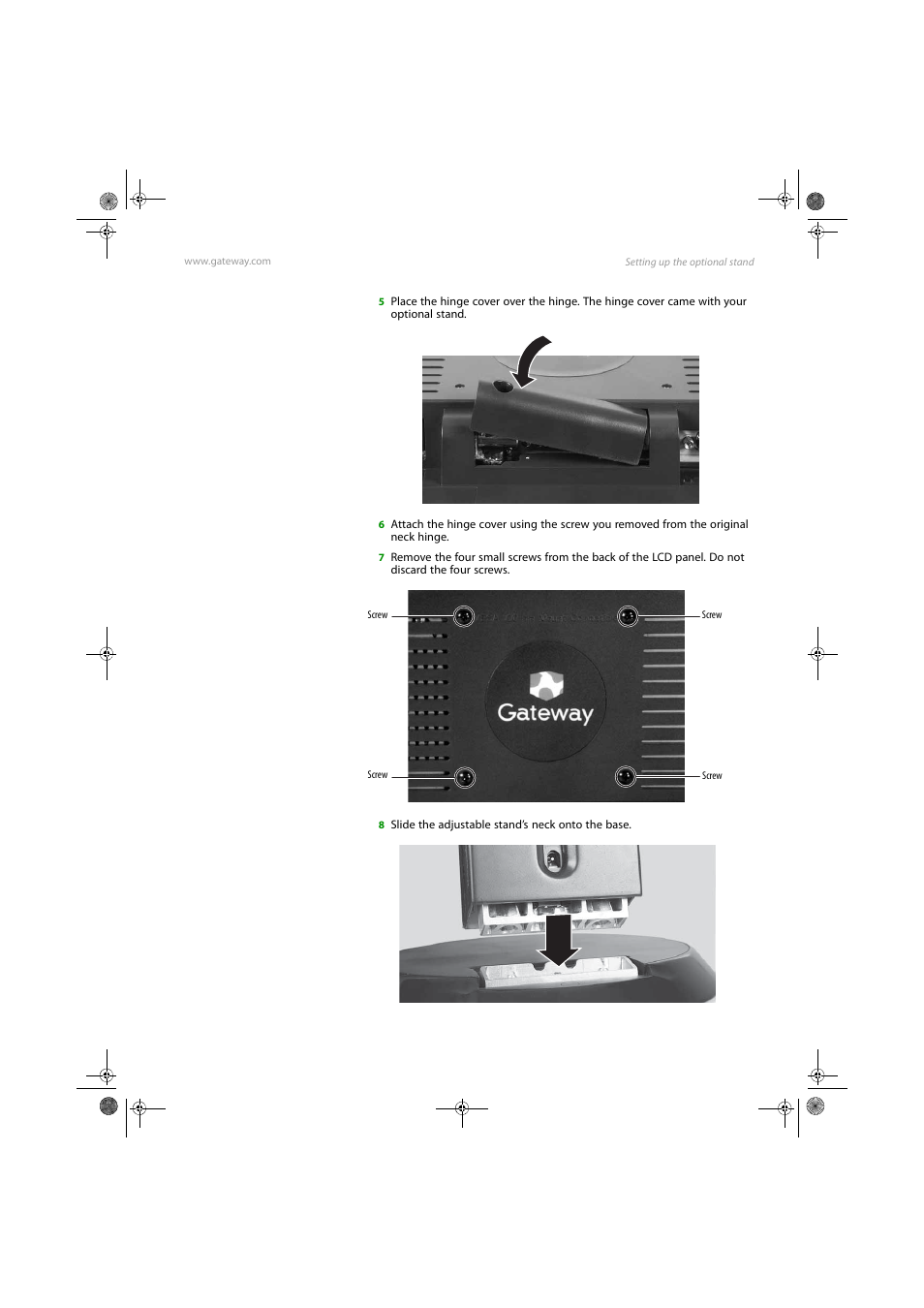 Gateway FPD1775W User Manual | Page 9 / 38