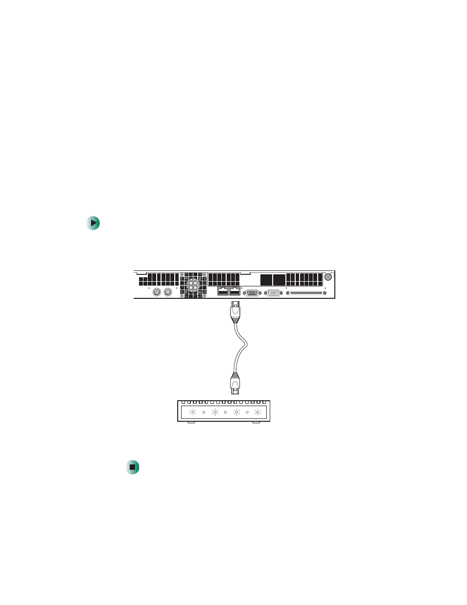 Expanding connectivity, Built-in networking, To connect network cables | Gateway 860 User Manual | Page 39 / 96