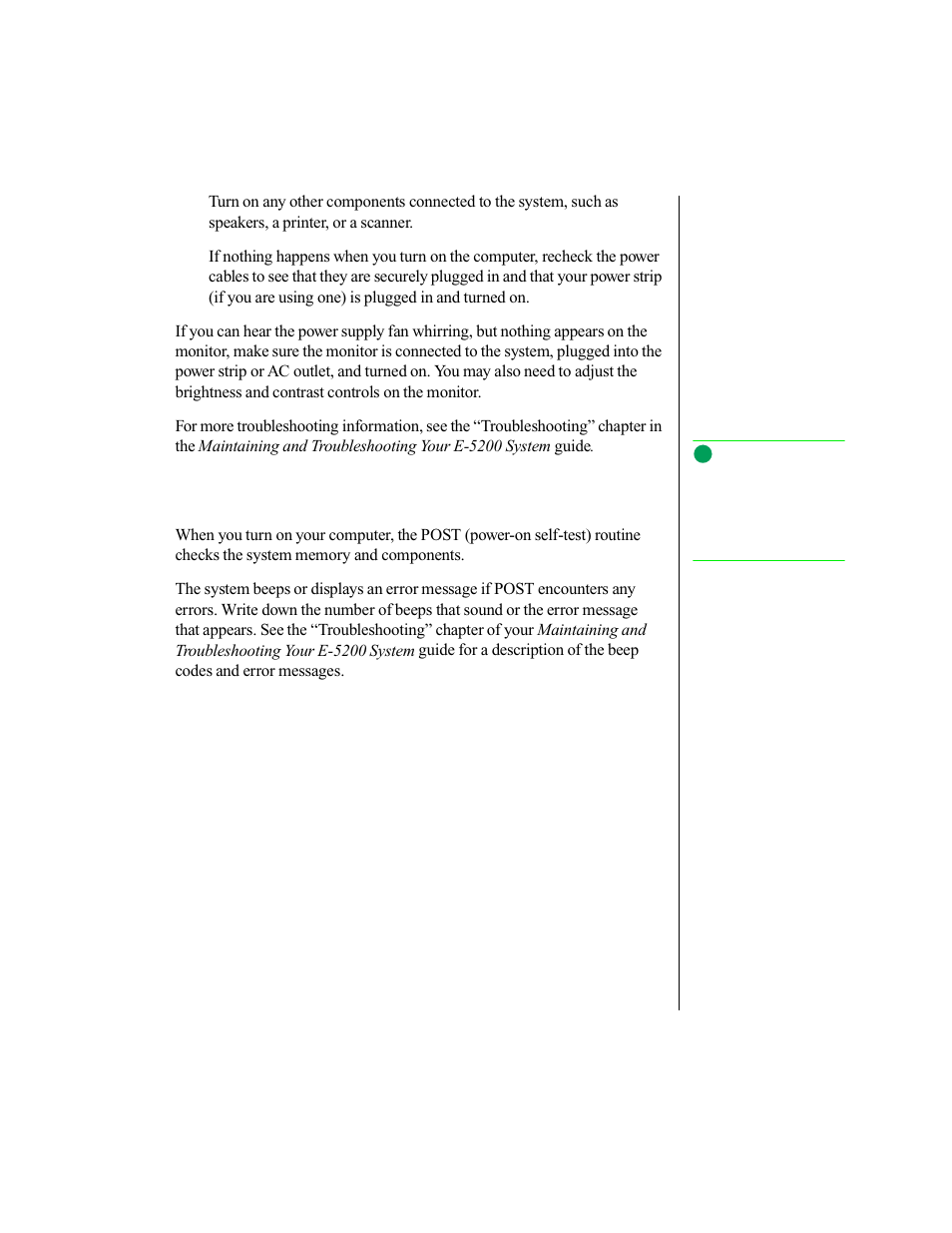 Understanding the power-on self-test | Gateway E-5200 User Manual | Page 14 / 46