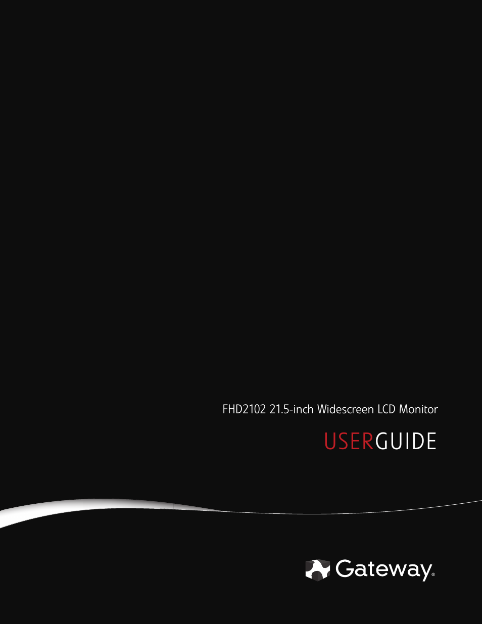 Gateway FHD2102 User Manual | 28 pages
