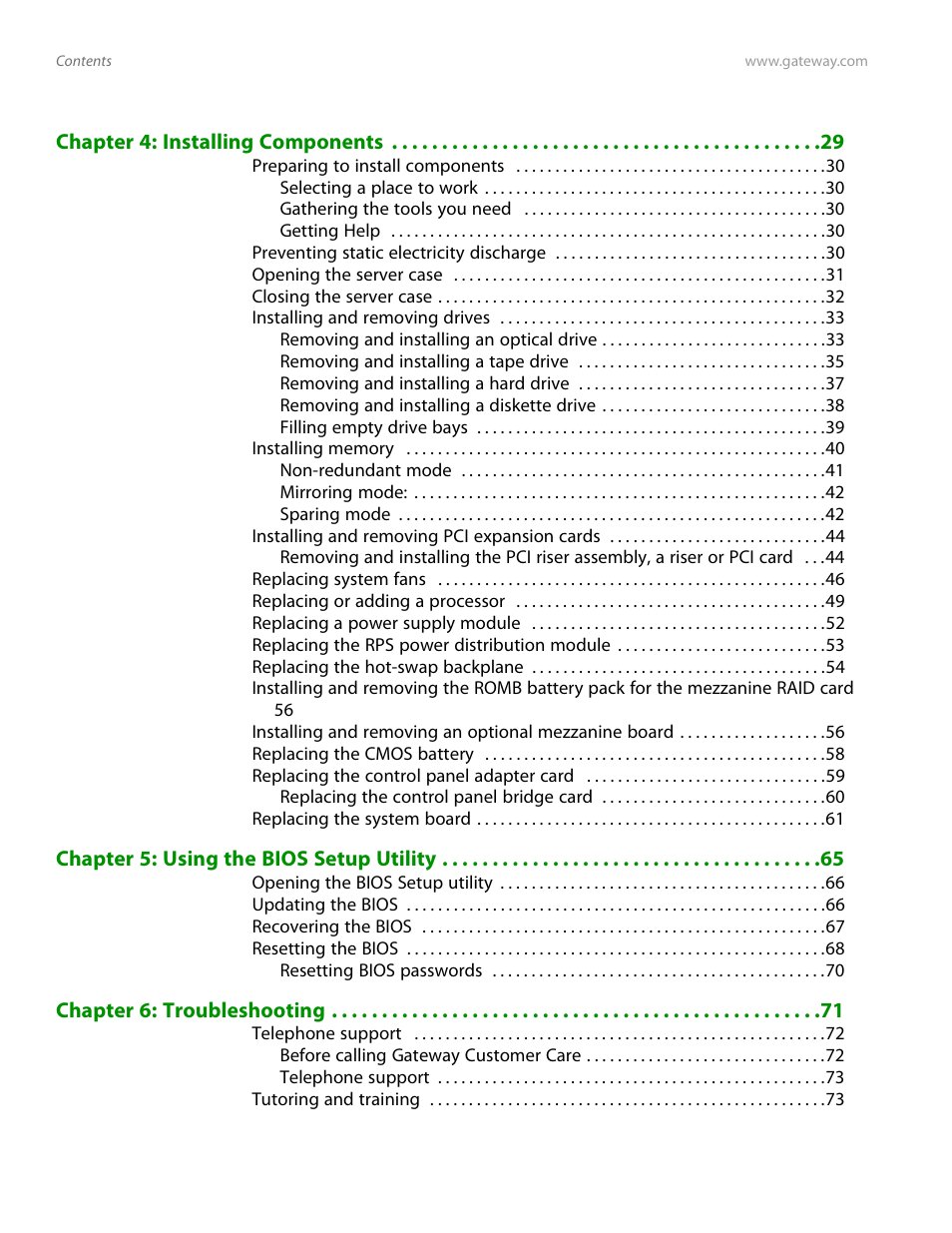 Gateway E-9525R User Manual | Page 4 / 130