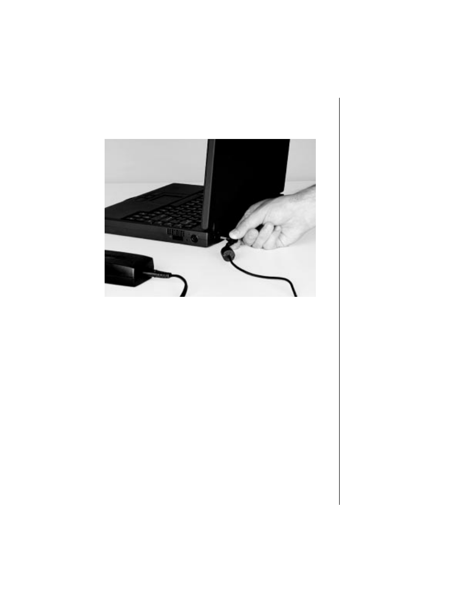 Plug the power cord into an electrical outlet | Gateway TM 5150 User Manual | Page 15 / 78