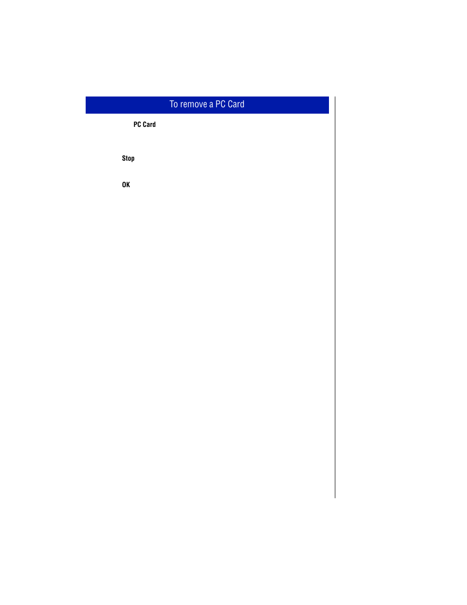 To remove a pc card | Gateway TM 5150 User Manual | Page 41 / 78