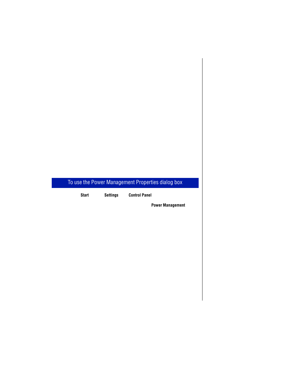 Managing power, Windows 98, To use the power management properties dialog box | Gateway TM 5150 User Manual | Page 53 / 78