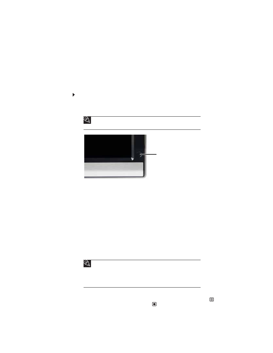 Screen distance from user, Starting the monitor, Turning on the monitor | Gateway FHD2400 User Manual | Page 13 / 38