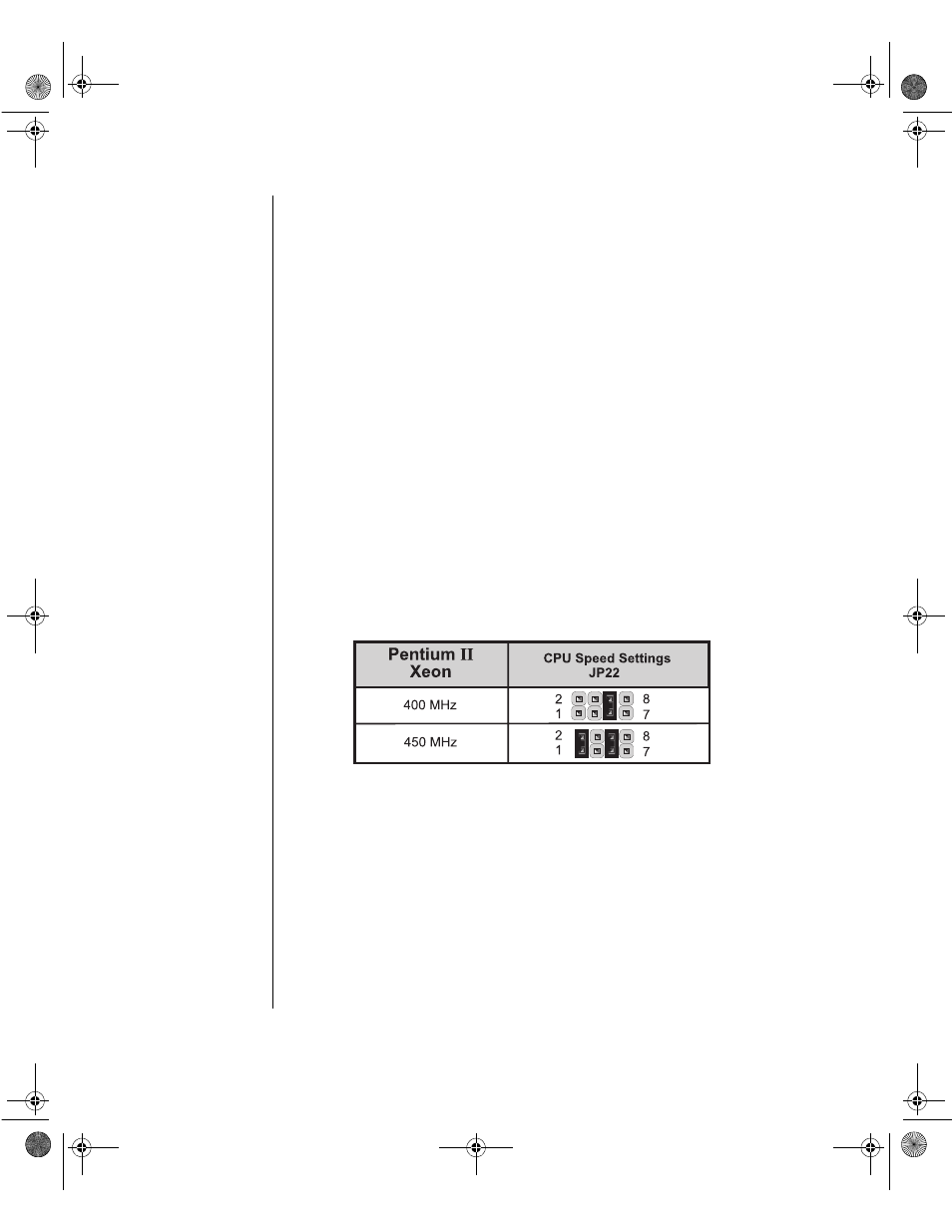 Setting system board jumpers, Processor speed jumper | Gateway ALR 8300 User Manual | Page 44 / 128