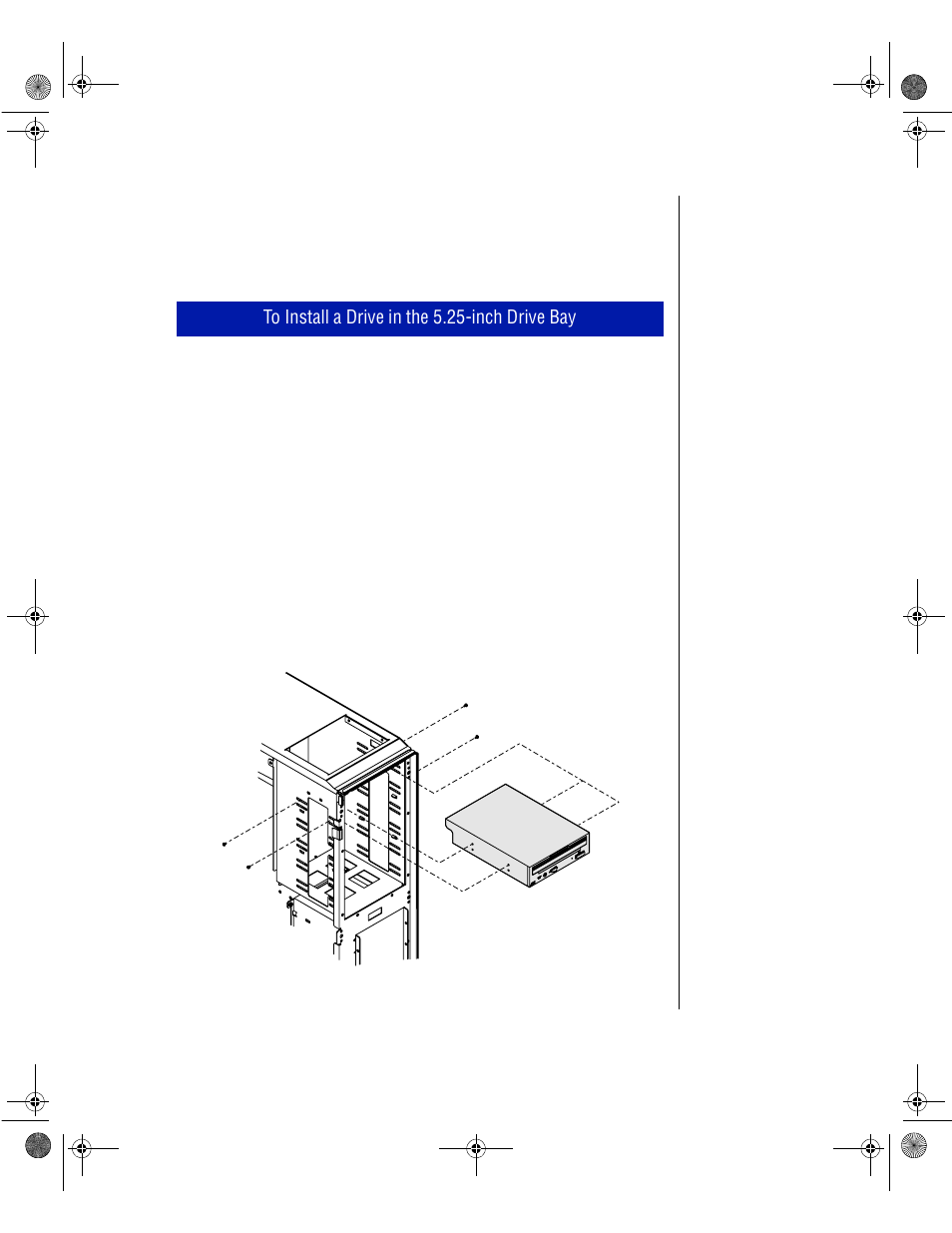 Installing a drive in the 5.25-inch drive bay | Gateway ALR 8300 User Manual | Page 51 / 128