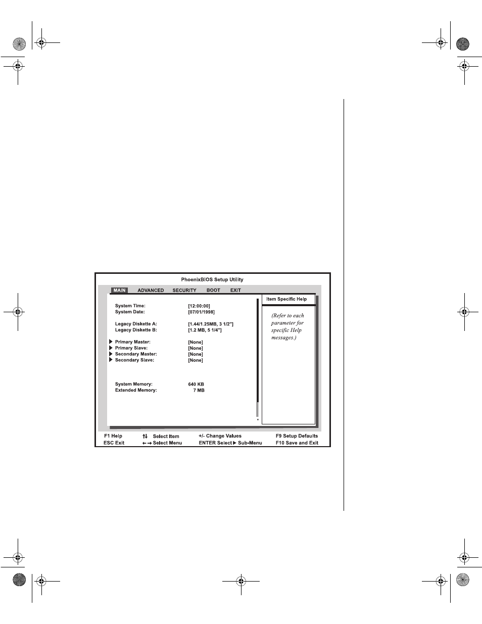 Main menu screen | Gateway ALR 8300 User Manual | Page 67 / 128