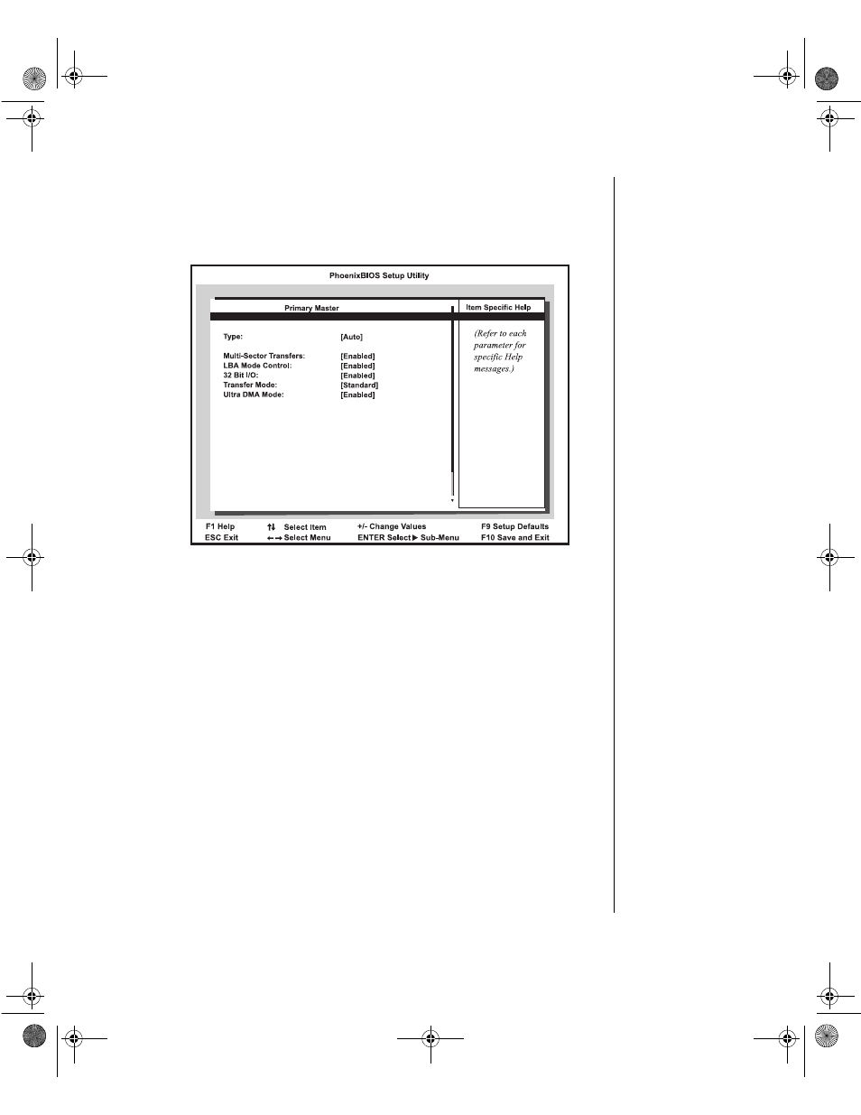 Hard disk drive setup screen | Gateway ALR 8300 User Manual | Page 69 / 128