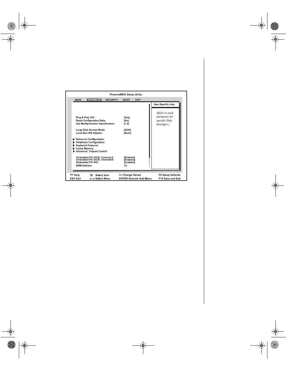 Advanced menu screen | Gateway ALR 8300 User Manual | Page 71 / 128
