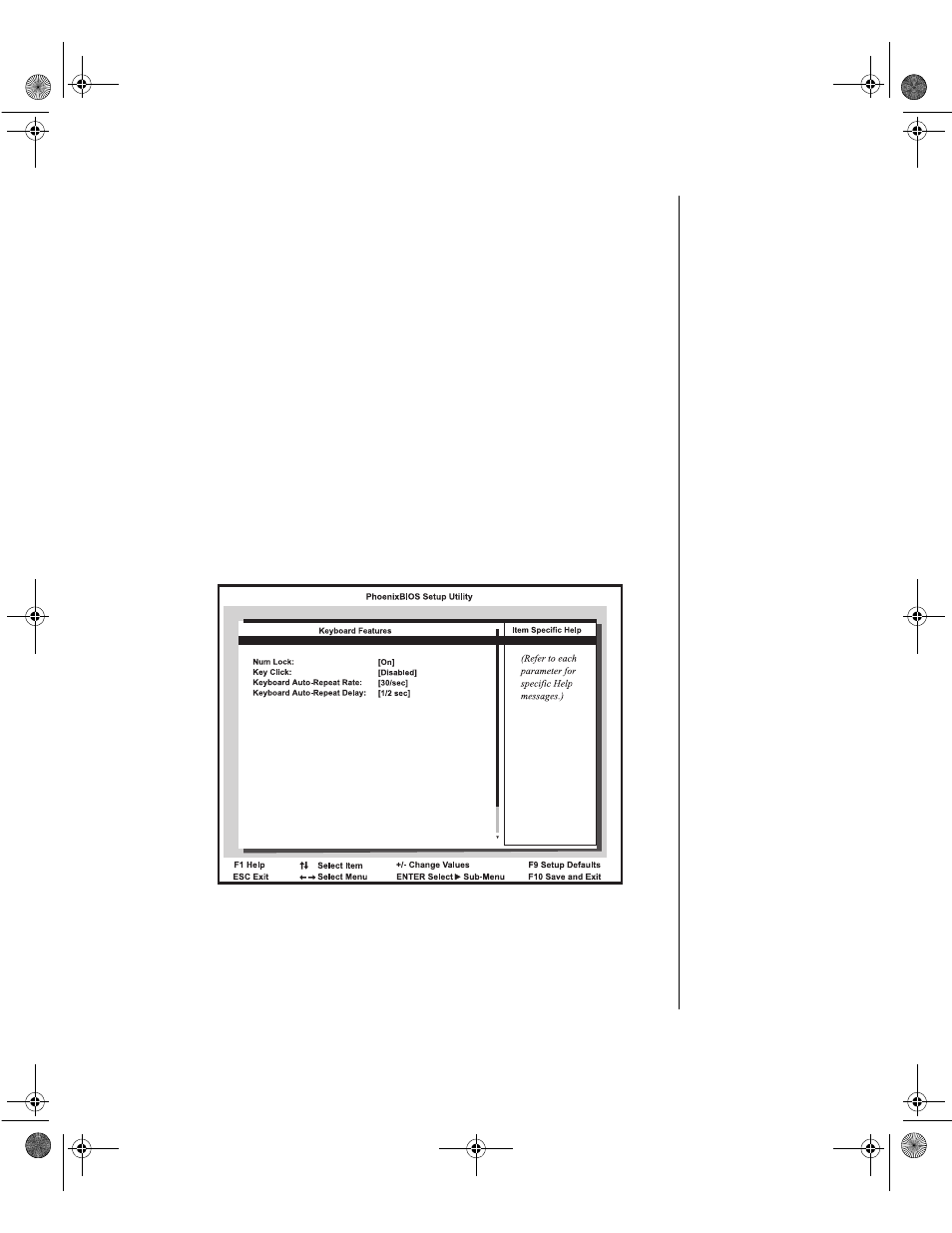 Keyboard features screen | Gateway ALR 8300 User Manual | Page 77 / 128