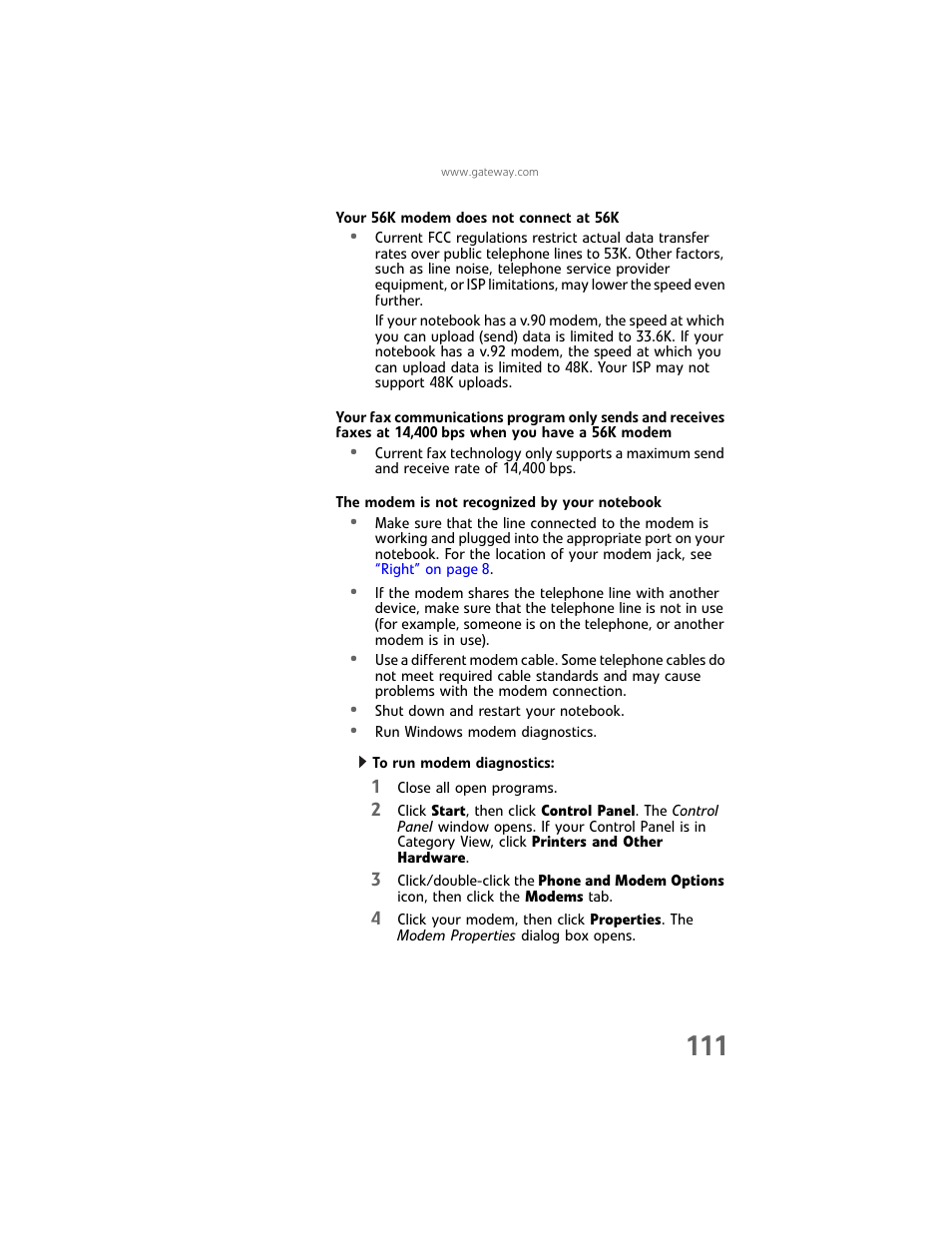 Gateway Laptop User Manual | Page 119 / 152
