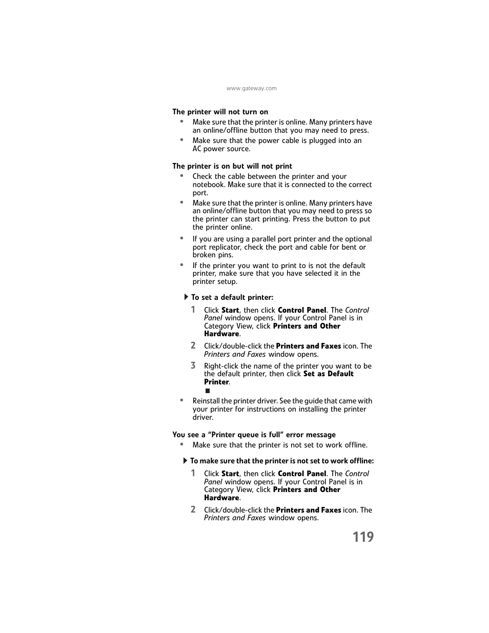 Gateway Laptop User Manual | Page 127 / 152