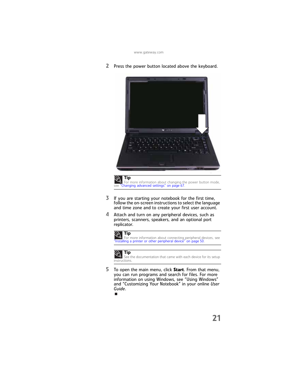 Gateway Laptop User Manual | Page 29 / 152