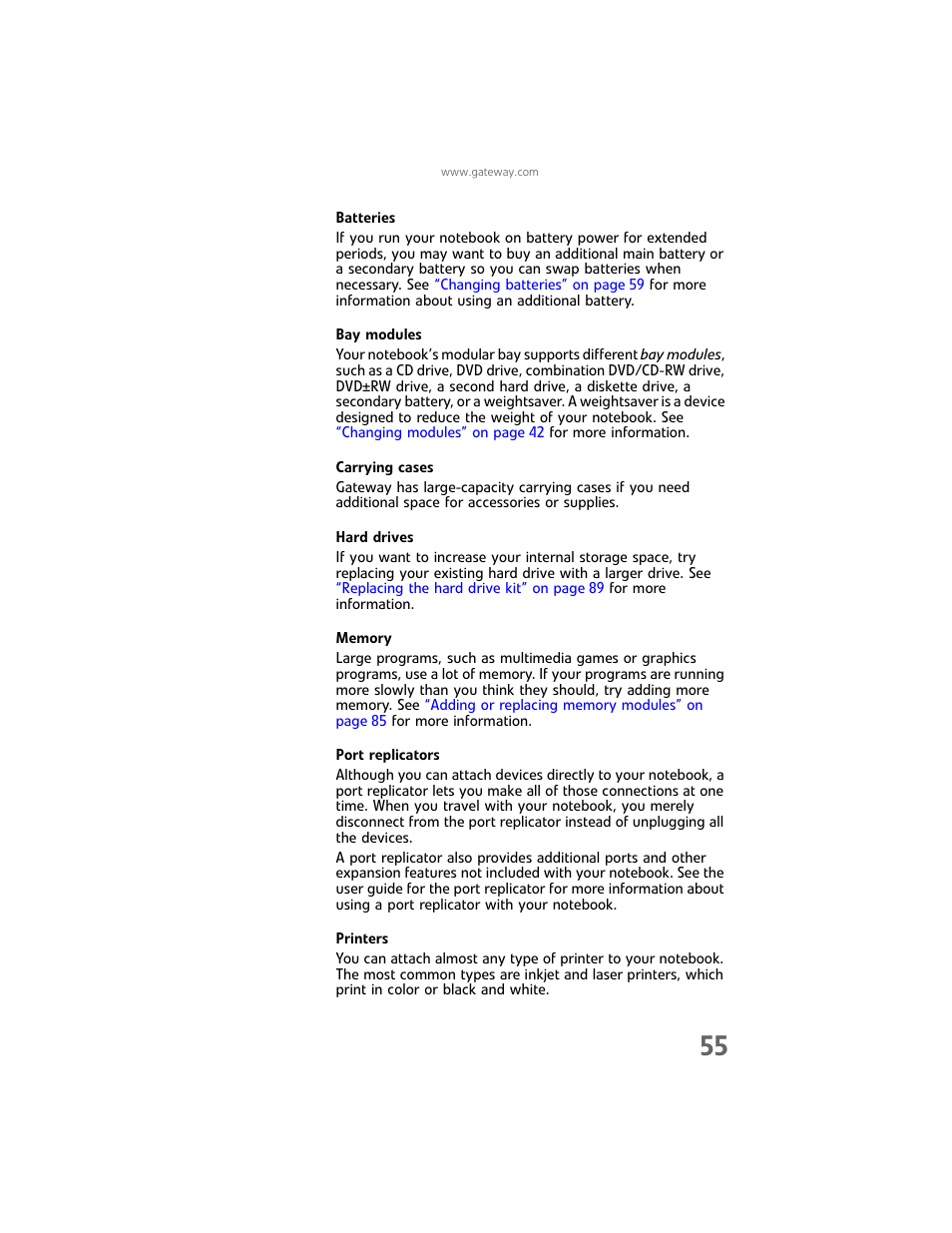 Gateway Laptop User Manual | Page 63 / 152