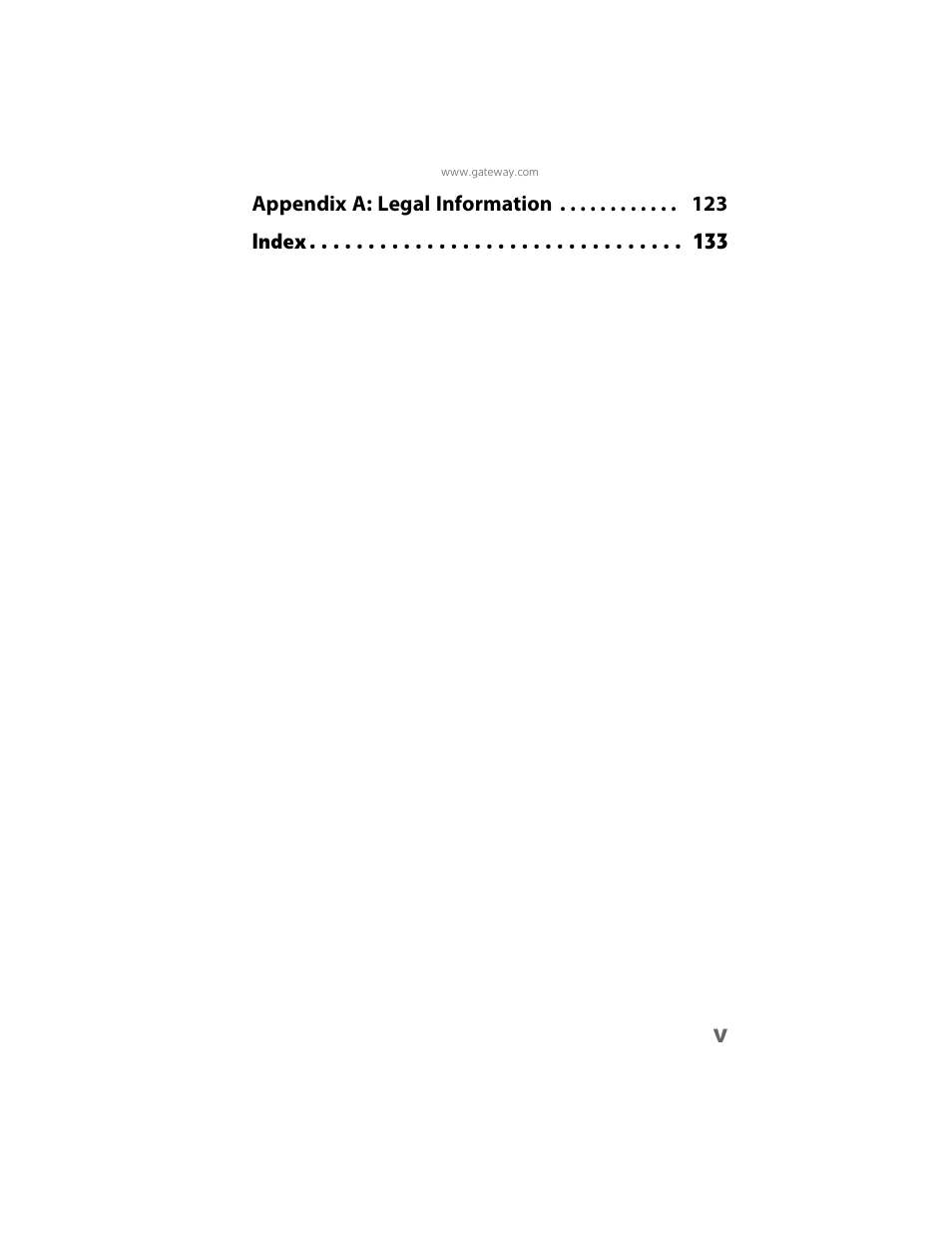 Gateway Laptop User Manual | Page 7 / 152